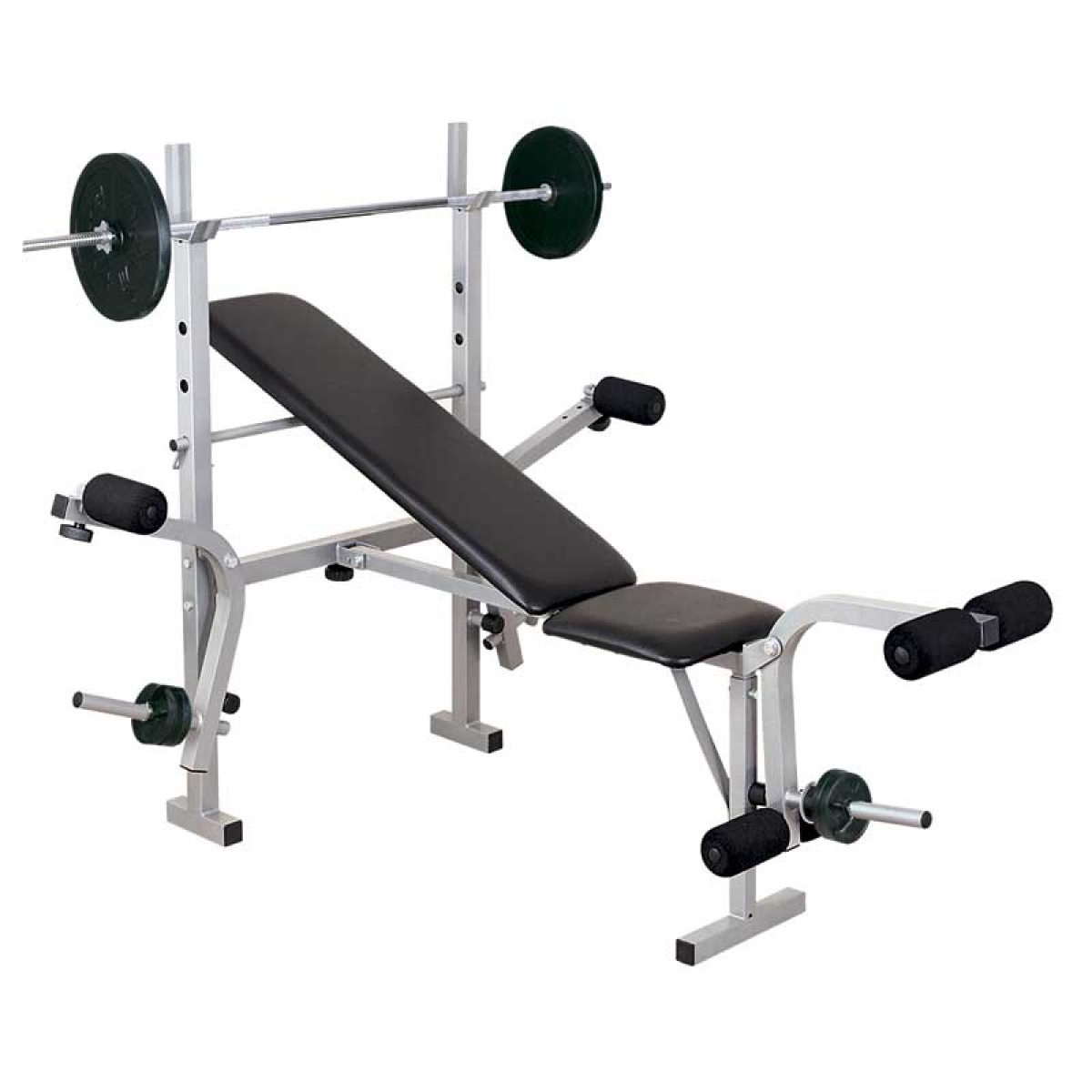 BANCO PECHO + BARRA 1,2MTS + 35KG DISCOS ATHLETIC