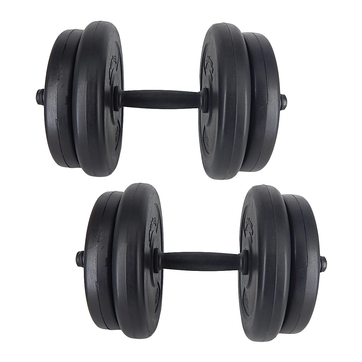 MANCUERNA Y PESAS HORMIGÓN PESO TOTAL 20KG ATHLETIC