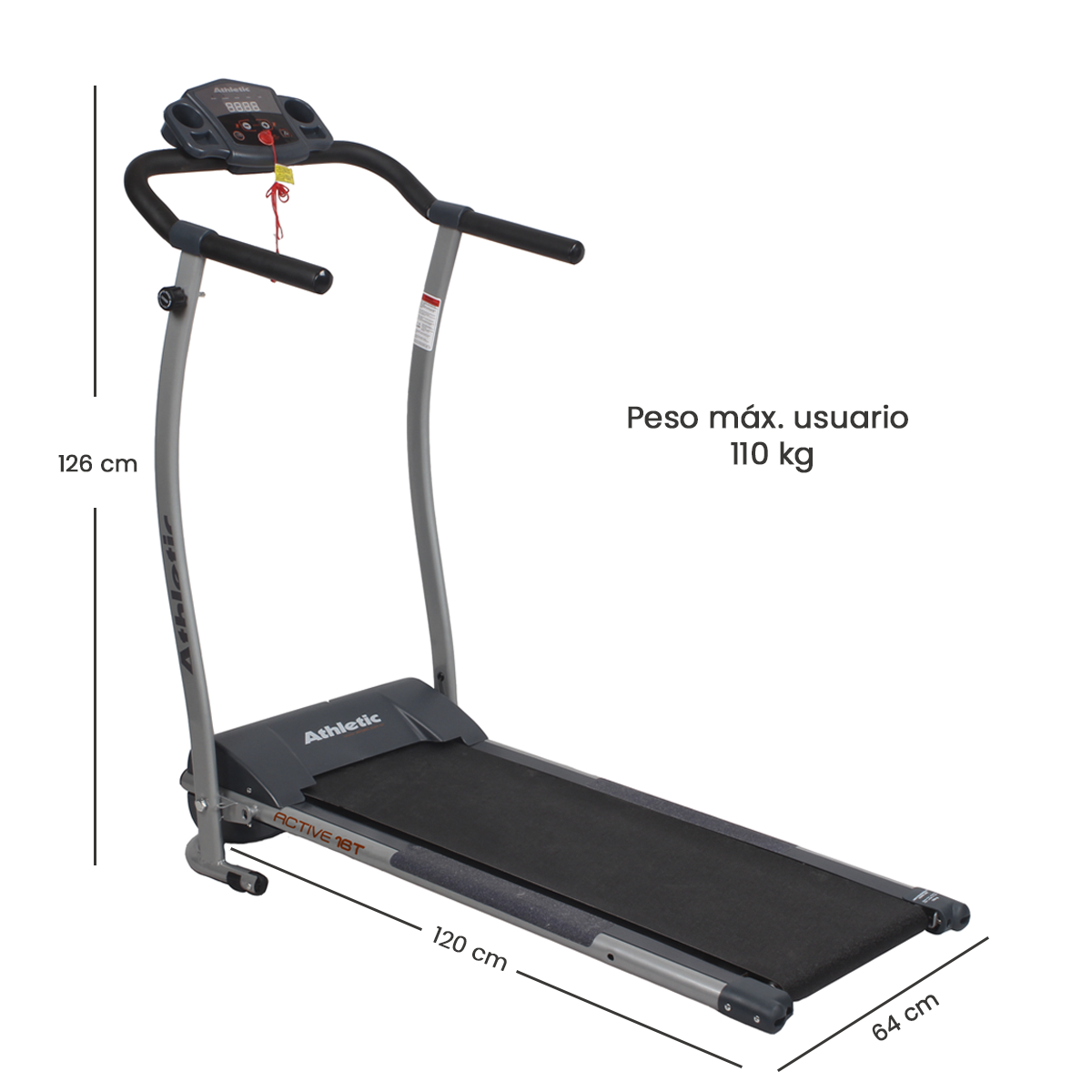 CAMINADOR ELÉCTRICO PLEGABLE ATHLETIC 16T - Imagen 6